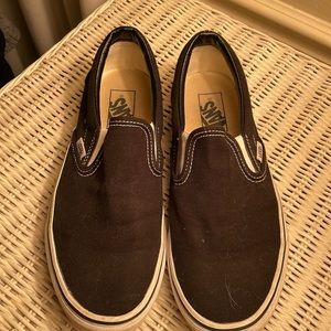 Black Vans, women’s 9.